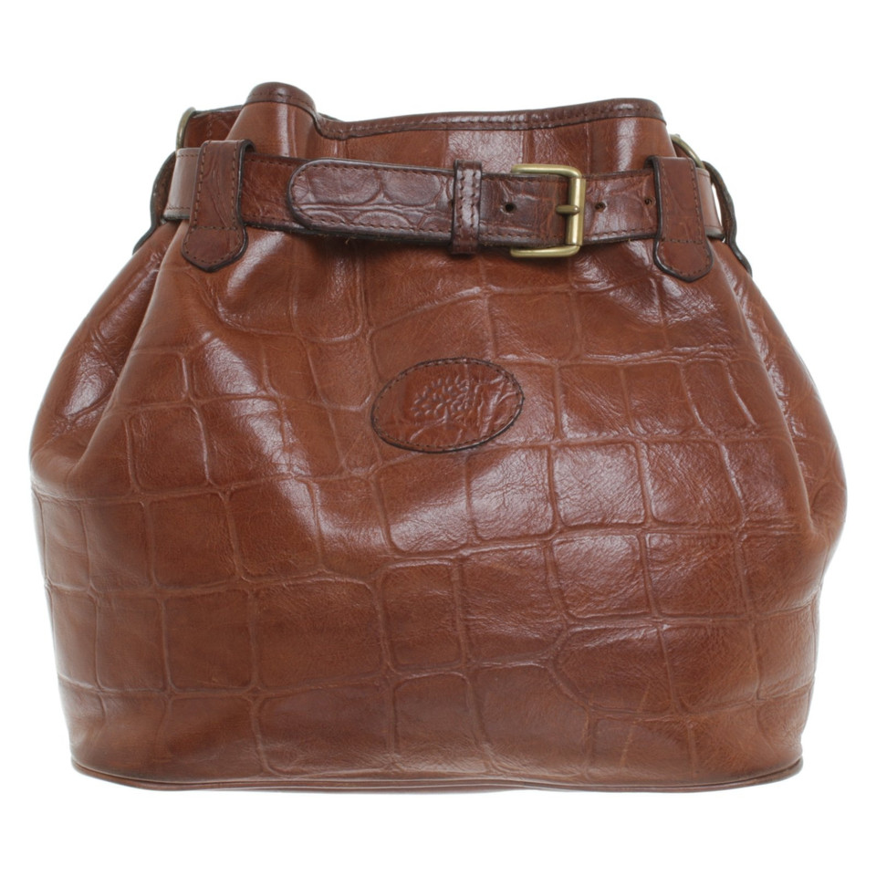 Mulberry Vintage Beuteltasche im Reptil-Look