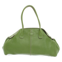 Tod's Handtasche aus Leder in Grün