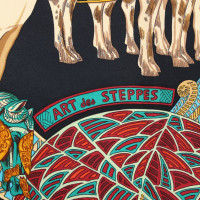 Hermès Silk scarf "Art of Steppes"