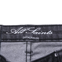 All Saints Jeans in donkergrijs