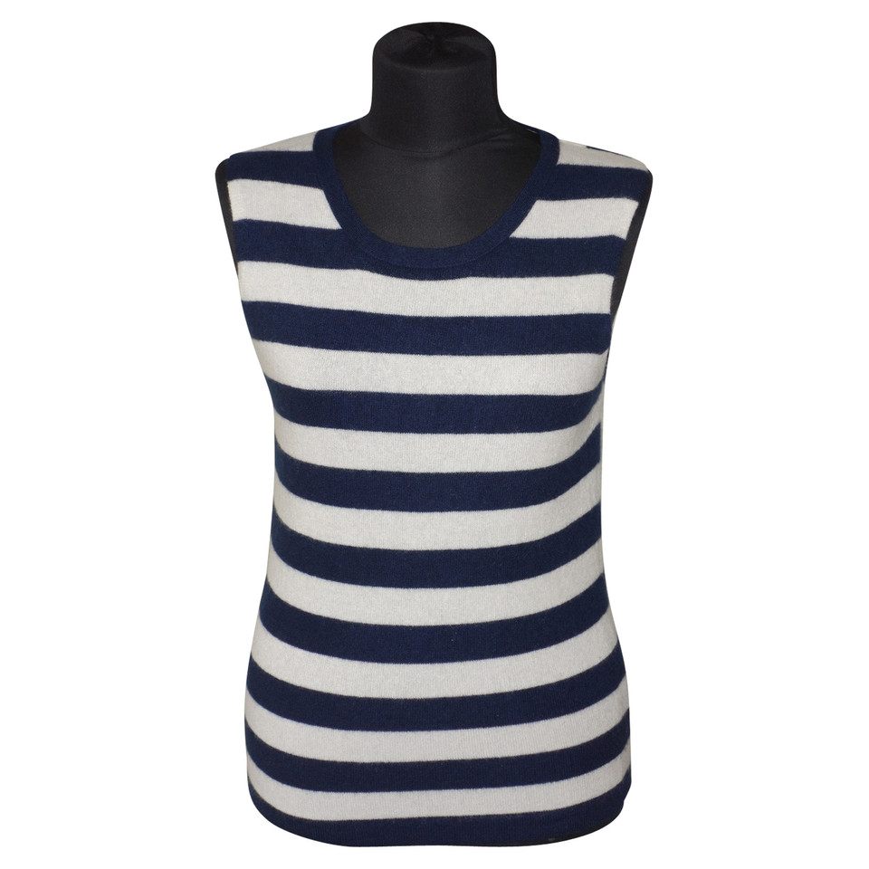 Iris Von Arnim Cashmere top with stripes