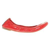 Tory Burch Ballerinas aus Lackleder in Rot