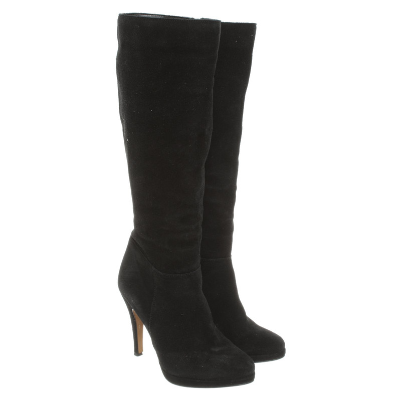 Dune London Boots Suede in Black 
