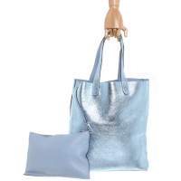 Abro Handbag Leather in Blue