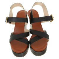 Chloé Lederen sandalen in zwart