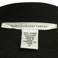 Diane Von Furstenberg Robe Wrap Son en noir