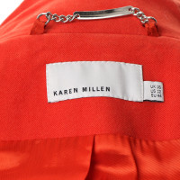 Karen Millen Jacket in orange-red