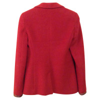 Armani Wool Blazer in Red