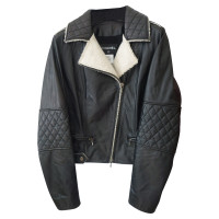 Chanel Leather jacket in biker style