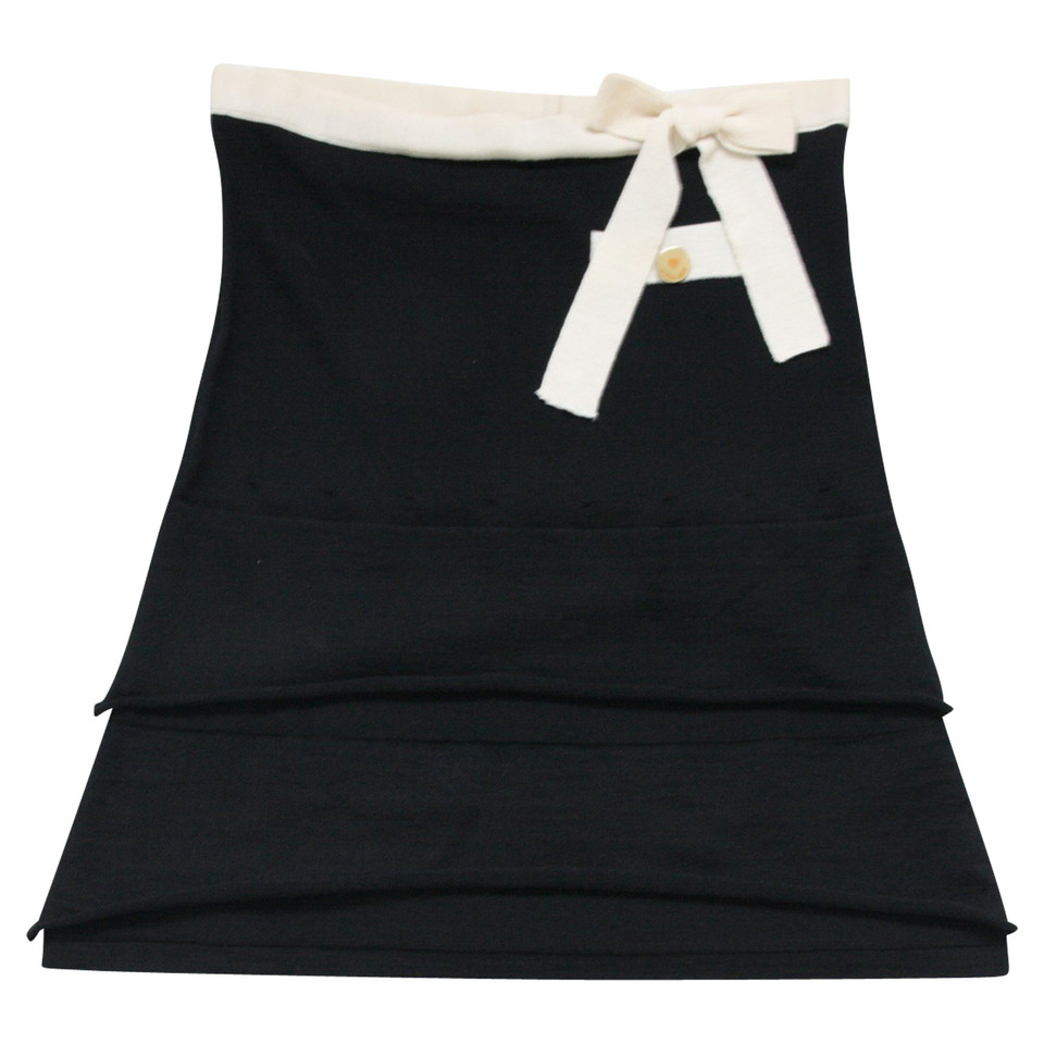 Twin Set Simona Barbieri Skirt Wool in Black