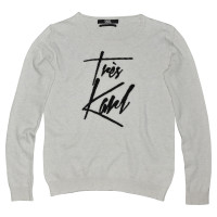 Karl Lagerfeld Sweater in grey / black