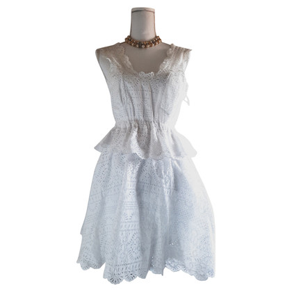 Ermanno Scervino Dress Cotton in White