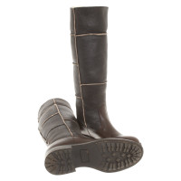 Aigle Boots Leather in Brown