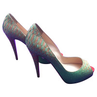 Christian Louboutin Very Prive in Pelle in Verde