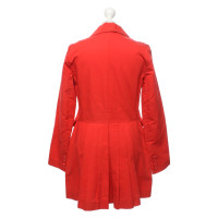 Marc By Marc Jacobs Jacke/Mantel aus Baumwolle in Rot