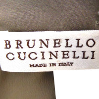 Brunello Cucinelli Seidenkleid mit Taschen
