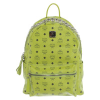 Mcm Rugzak Canvas in Groen