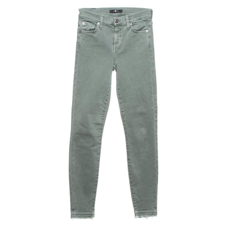 7 For All Mankind Jeans in Grün