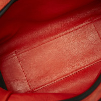 Loewe Handtasche aus Wildleder in Rot