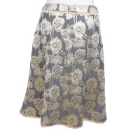 Schumacher skirt with gold-colored ornaments