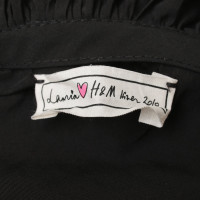 Lanvin For H&M Robe à une épaule en noir