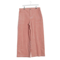 Ganni Trousers Cotton in Pink
