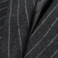 Sandro Jacke/Mantel aus Wolle in Grau