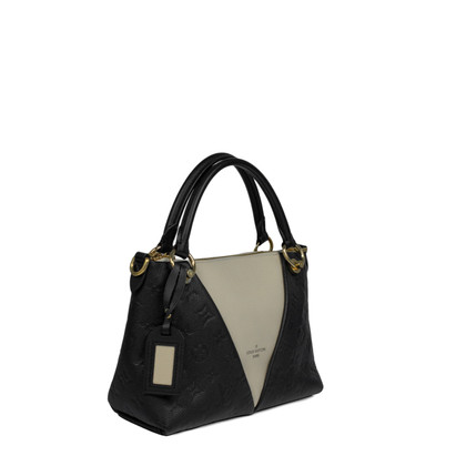 Louis Vuitton V Tote BB Leather in Black