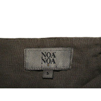 Noa Noa Jacke/Mantel aus Baumwolle in Grau