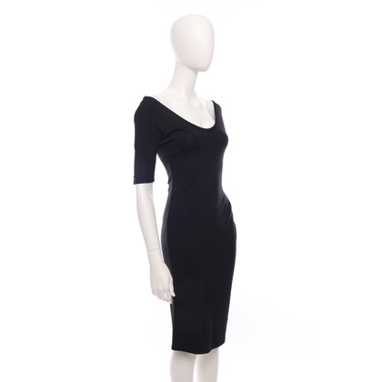 Emporio Armani Kleid aus Viskose in Schwarz