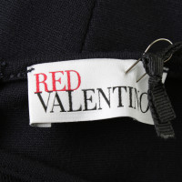 Red Valentino Robe en dentelle bleu foncé