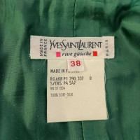 Yves Saint Laurent Rok Zijde in Groen