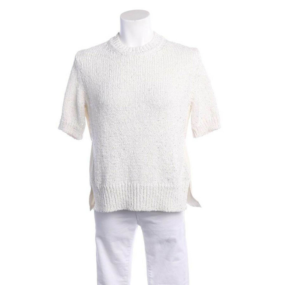 Moncler Top Cotton in White