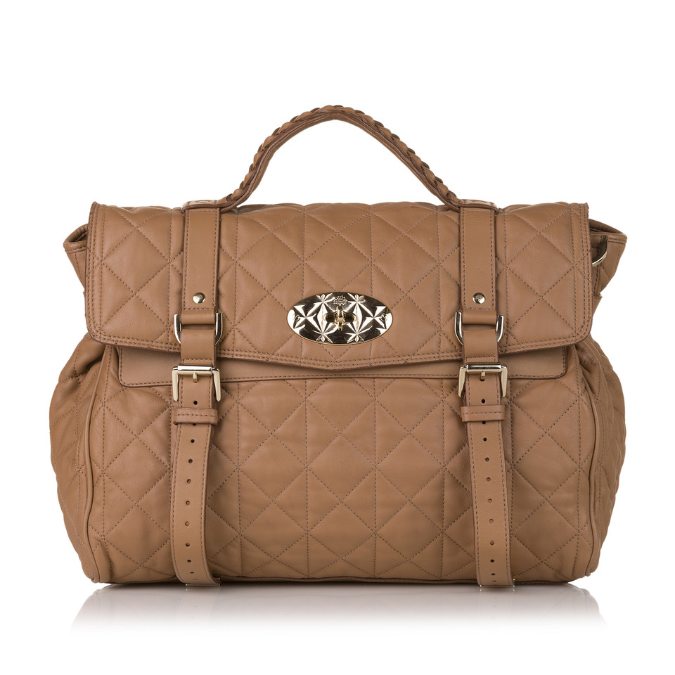 Mulberry Umhängetasche aus Leder in Beige