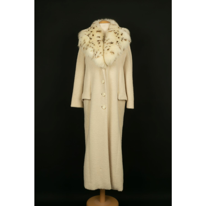 Dior Giacca/Cappotto in Bianco