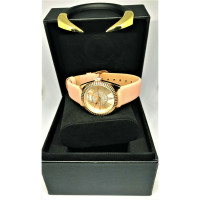 Roberto Cavalli Armbanduhr aus Leder in Rosa / Pink