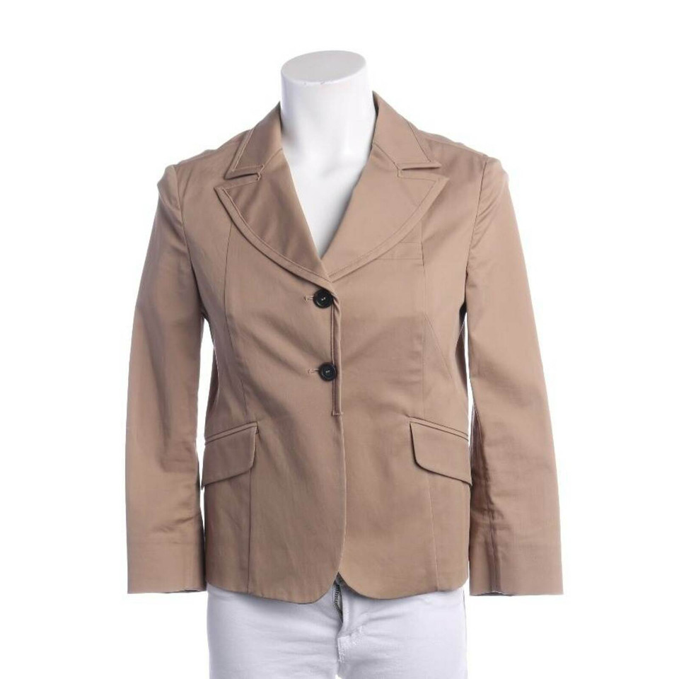 Miu Miu Jacket/Coat Cotton in Brown