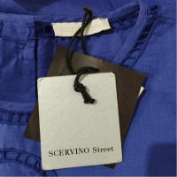 Ermanno Scervino Top Linen in Blue