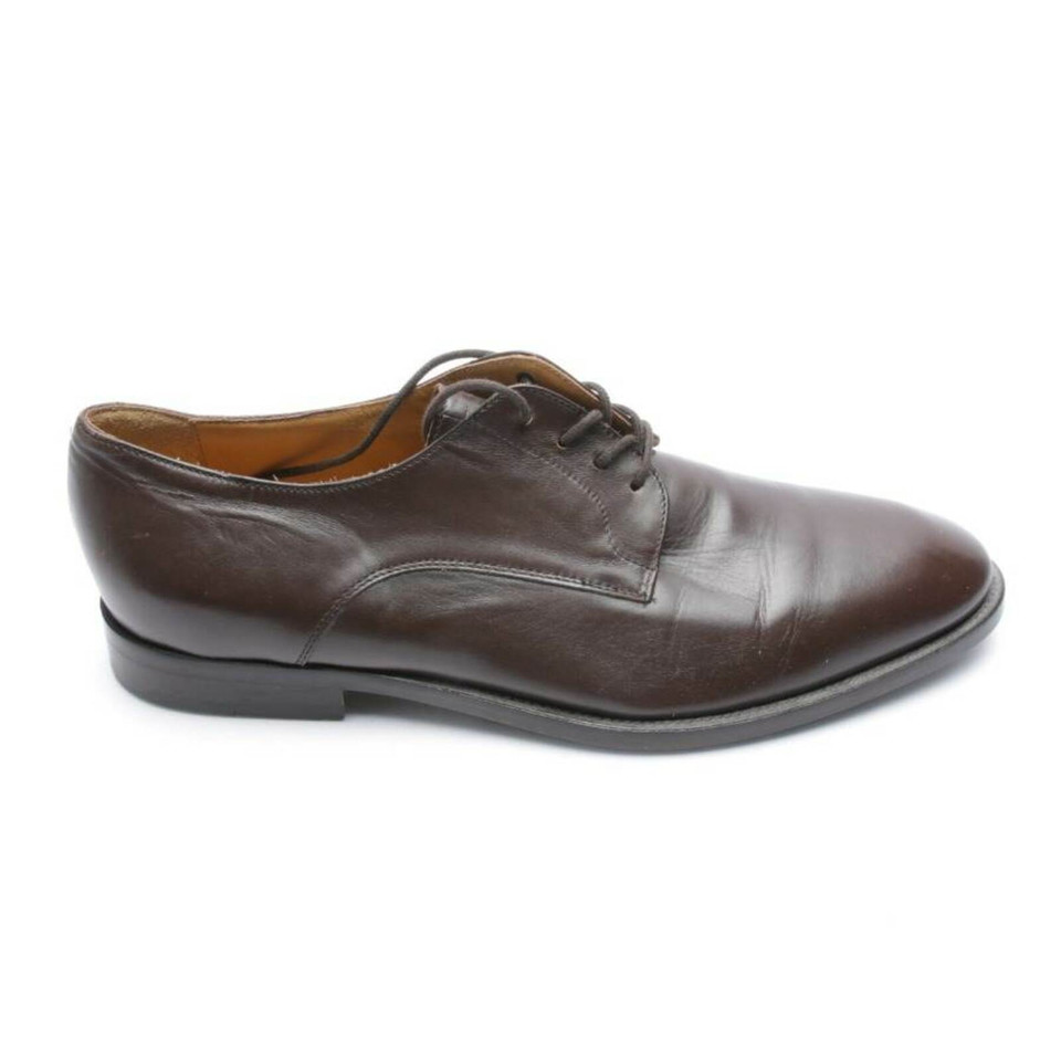 Armani Collezioni Lace-up shoes Leather in Brown