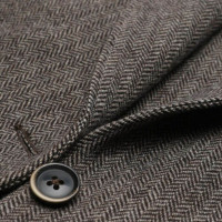 Tagliatore Jacket/Coat Wool in Brown