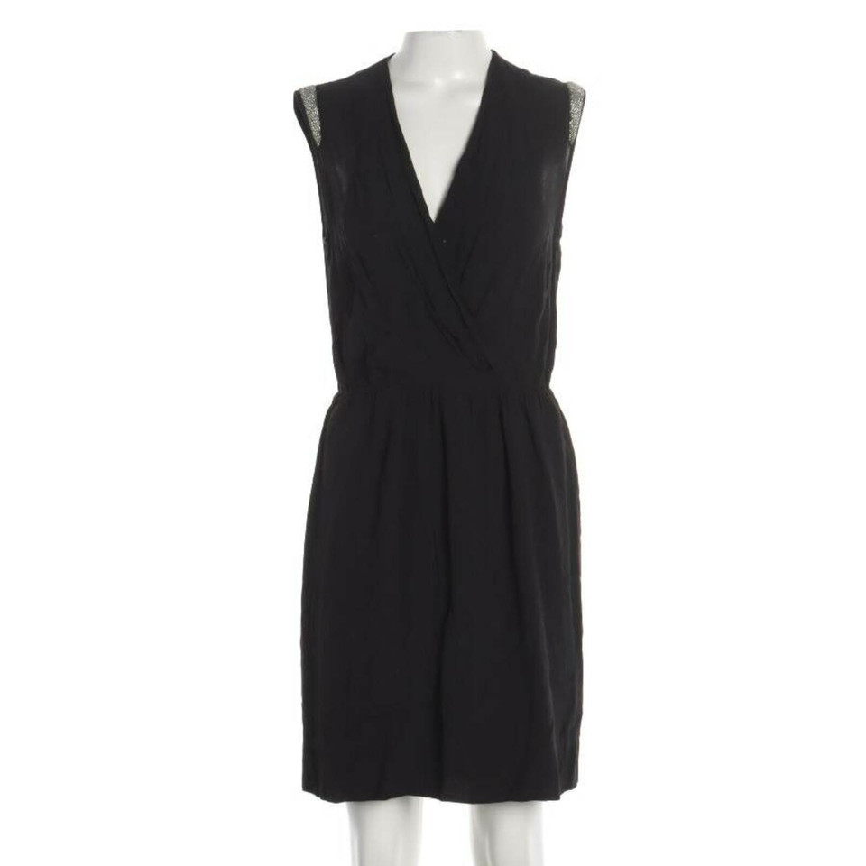 Sandro Dress Viscose in Black