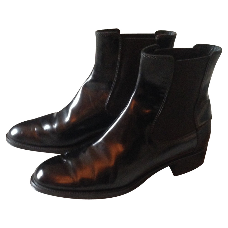 Tod's Black Chelsea boots