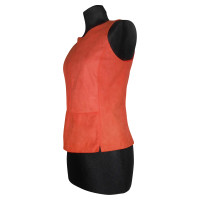 Ralph Lauren Vest Leather in Orange