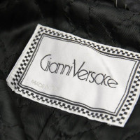 Versace Veste/Manteau en Laine en Noir