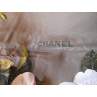 Chanel Echarpe/Foulard en Soie en Gris