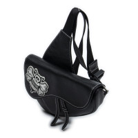 Dior Borsa a tracolla in Pelle in Nero