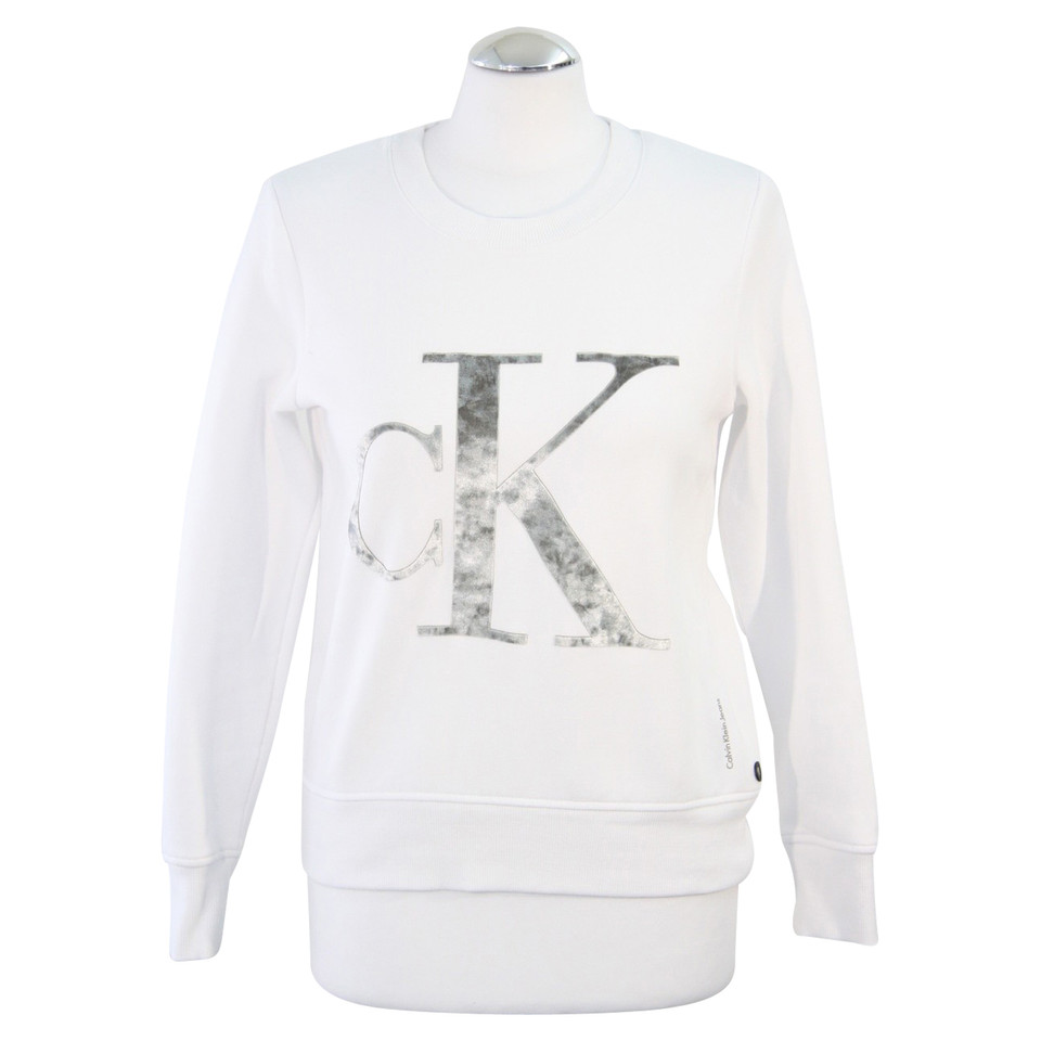 Calvin Klein Sweater in white