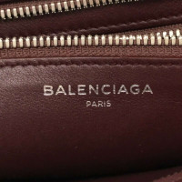 Balenciaga Sac fourre-tout en Cuir en Bordeaux