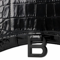 Balenciaga Hourglass Leather in Black