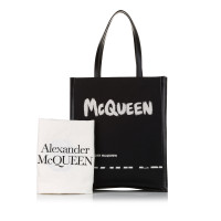 Alexander McQueen Sac fourre-tout en Coton en Noir